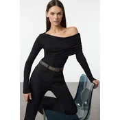 Trendyol Milla Ženska bluza Twoaw25Bz00262, Crna