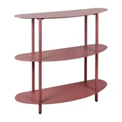 Bordo rdeč kovinski regal 90x82x28 cm Riqueza – Leitmotiv