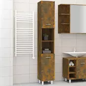 Vidaxl vidaXL Kopalniška omarica dimljen hrast 30x30x179 cm