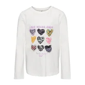 Kids ONLY Bluza Hollie 15275495 Bela Regular Fit