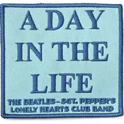 The Beatles A Day In The Life Našitek za šivanje 80 x 75 mm