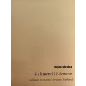 GLAVINA:4 ELEMENTI ZA KLAVIR ŠTIRIROČNO