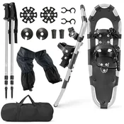 Northix Krplje 63 cm aluminij set z nastavljivimi palicami torba