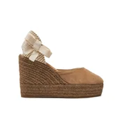 Espadrile Manebi Hamptons Wedge Espadrilles W 1.6 WV Rjava