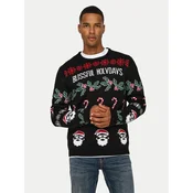 Only & Sons Pulover ONSXmas  zelena / temno rdeča / črna / bela