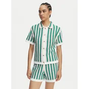 Banana Moon Srajca Avila Bloomday MXN47 Zelena Regular Fit