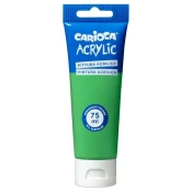 Akrilna barva 75 ml v živo zeleni barvi - Carioca