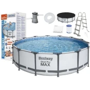 BESTWAY vrtni bazen 56488 Steel Pro MAX (4,57m x 1,07m) + set za bazen