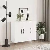 Vidaxl vidaXL Omarica, bela, 90x34x80 cm, material na osnovi lesa