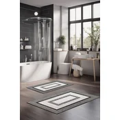 Lessentiel Maison Set Podloga za kupatilo CT-5076, Belo-crni