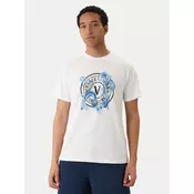 Versace Jeans Couture Majica 80GAHE01 CJ00E Bela Regular Fit
