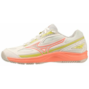 Ženske tenisice Mizuno Break Shot 4 AC - snow white/fusion coral/spring