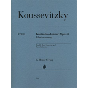KOUSSEVITZKY:DOUBLE BASS CONCERTO OP.3 BASS AND PIANO