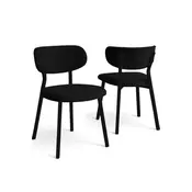 HANAH HOME Set stolica (2 dela) Toldy Black