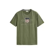Gant Majica Archive Shield 2003199 Zelena Regular Fit