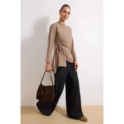 Trendyol Modest Ženska bluza Tctss26Uk00006, Smeda