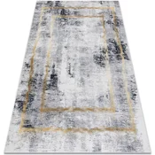 Rugsx ANDRE 1065 pralna preproga Okvir vintage protizdrs 160x220 cm Siva