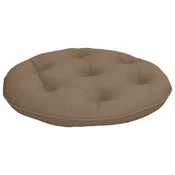 Vidaxl Blazina za viseči stol VIANEN 100% poliester Taupe O 50 x 10 cm