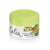 DAX Celia Collagen Series polbogata krema proti gubam za normalno in suho kožo olivno