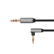 KRUGER&MATZ Audio kabl 3.5mm, pravi na ugaoni konektor, stereo, dužina 1 m, model KM1232