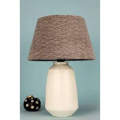Opviq Stona lampa Milosia, Sivo-krem
