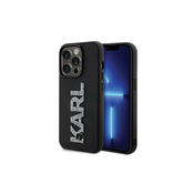 Originalna torbica KARL LAGERFELD Hardcase KLHCP15X3DMBKCK za iPhone 15 PRO MAX (3D Logo Glitter / črna)