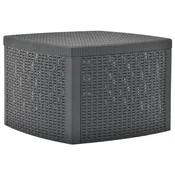 Bocni stol antracit 54 x 54 x 36,5 cm plasticni