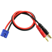 Priključek za polnilni kabel EC3 | Banana Plug 4,0 mm, pozlačen, visoka prilagodljivost | Združljiv z droni, kvadrikopterji, polnilniki Lipo