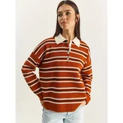 Bianco Lucci Pulover Pullover rdeča