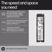 HP 512GB PCIe-4x4 NVMe M.2 G10 Trdna Stvarna Enota