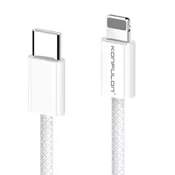 Data kabl KONFULON DC81 27W Type C na iPhone lightning beli 1m