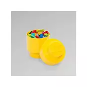 LEGO® kutija za pohranu okrugla - žuta 123 x 183 mm