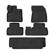 Rubber car mats Toyota ProAce City 2020- (7 seats, oval fixation)