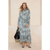 Trendyol Modest Ženska haljina Tctss26Eb00049, Zelena