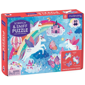 Mudpuppy Puzzle Sanje o samorogih z vonjem 60 kosov