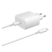 SAMSUNG mrežni punjac, Type-C prikljucak, 65 W, PD brzi punjac + Type-C kabel, BIJELA EP-TA865