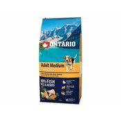 Hrana Ontario Adult Medium Fish & Rice 12 kg