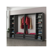 Hanah Home Ormar Kale-5044, 270x210x52 cm, Antracit