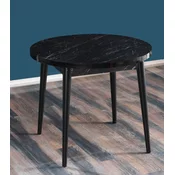 HANAH HOME Trpezarijski sto Stil Bendir Black White
