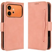 GS Preklopni ovitek za Honor 600 Pro, reža za kartico, roza