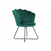 Stol Berwyn 1369 (Zelena) Zelena, 86x67x70cm, Blago, Kovina, Les