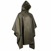 Dežni plašč - pončo - pelerina MIL-TEC OD RIPSTOP 260GR WET WEATHER PONCHO BASIC