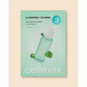 Celimax Pomirjujoča obrazna maska s centelo The Real Cica Calming Serum Mask - 27 ml/1 kos