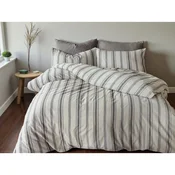 Komplet set posteljina Cotton-Life 200x220cm Antrasit - Francuski ležaj