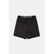 Calvin Klein Swimwear Kratke kopalne hlače Intense Power  svetlo siva / črna