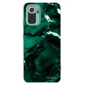 Silikonski prozorni ovitek za Xiaomi Redmi Note 10 Pro - Dark emerald