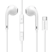 OEM Mayaxess, Žične USB-C slušalke z vgrajenim mikrofonom za Google Pixel 10/10 Pro/10 Pro XL/10 Pro Fold, Bela, (5000231655)
