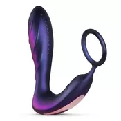 Analni vibrator z obročkom Hueman Black Hole