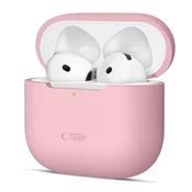 Tech-protect Silicone ovitek za Apple AirPods 4, roza
