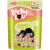 Lucky Lou Extra Food Pouch - Tuna in kozice v želeju - 70 g